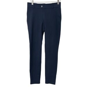 Betabrand Womens Size S Navy Blue Skinny Leg Dress Pants Stretch Twill